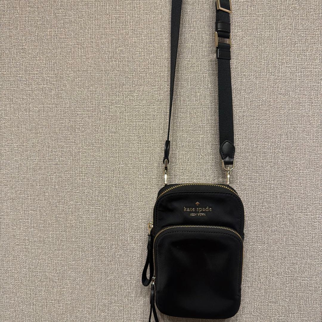 明日12:00迄価格 kate spade /ブラック / ショルダーバッグ