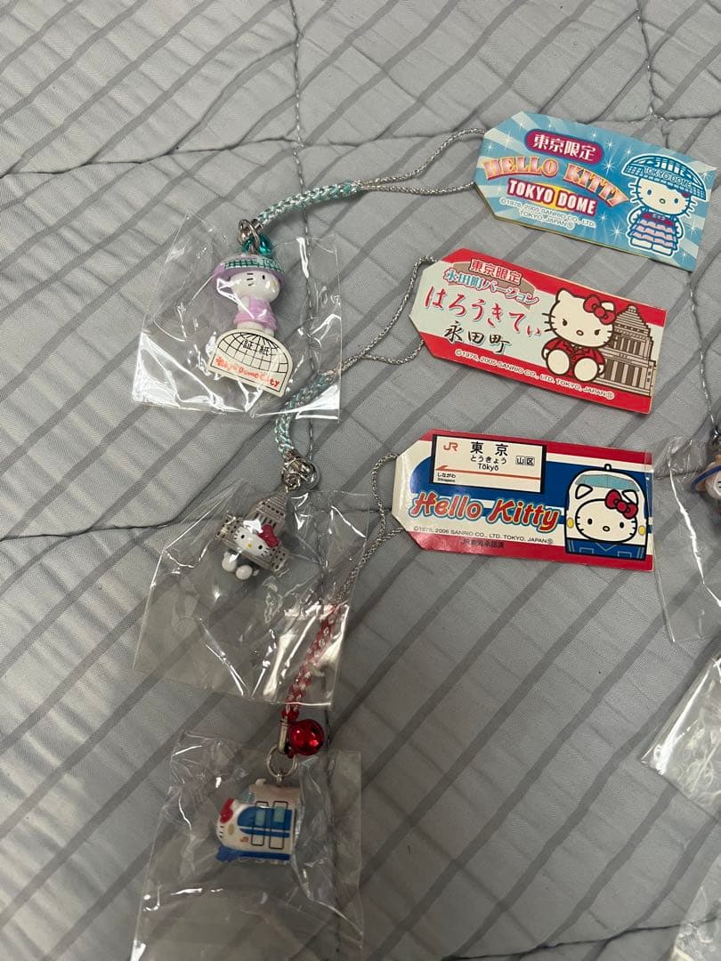 【値下げ】 関東地方ご当地キティちゃんストラップ7点セット