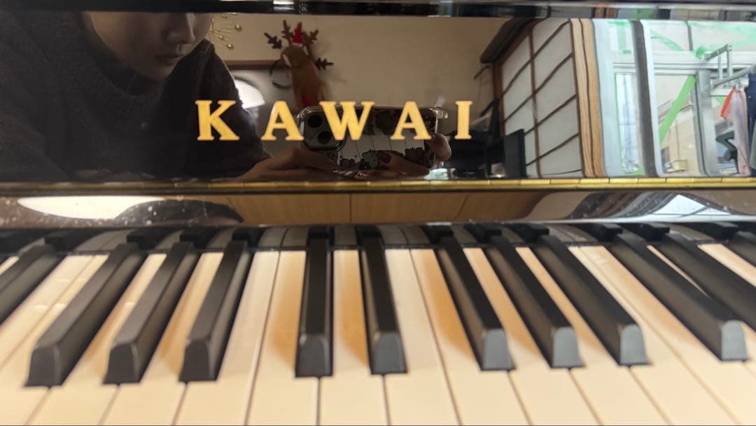KAWAI K400 アップライトピアノ 黒 88鍵