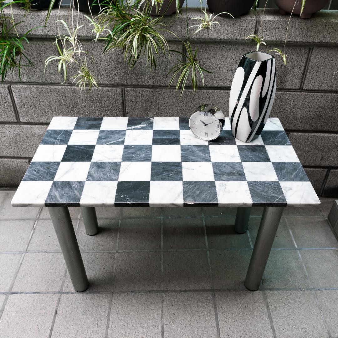 【こう】大理石 ヴィンテージ センターテーブル