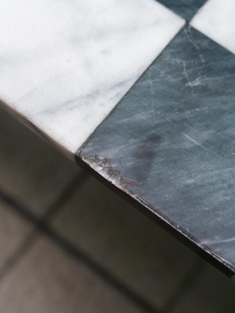 【こう】大理石 ヴィンテージ センターテーブル