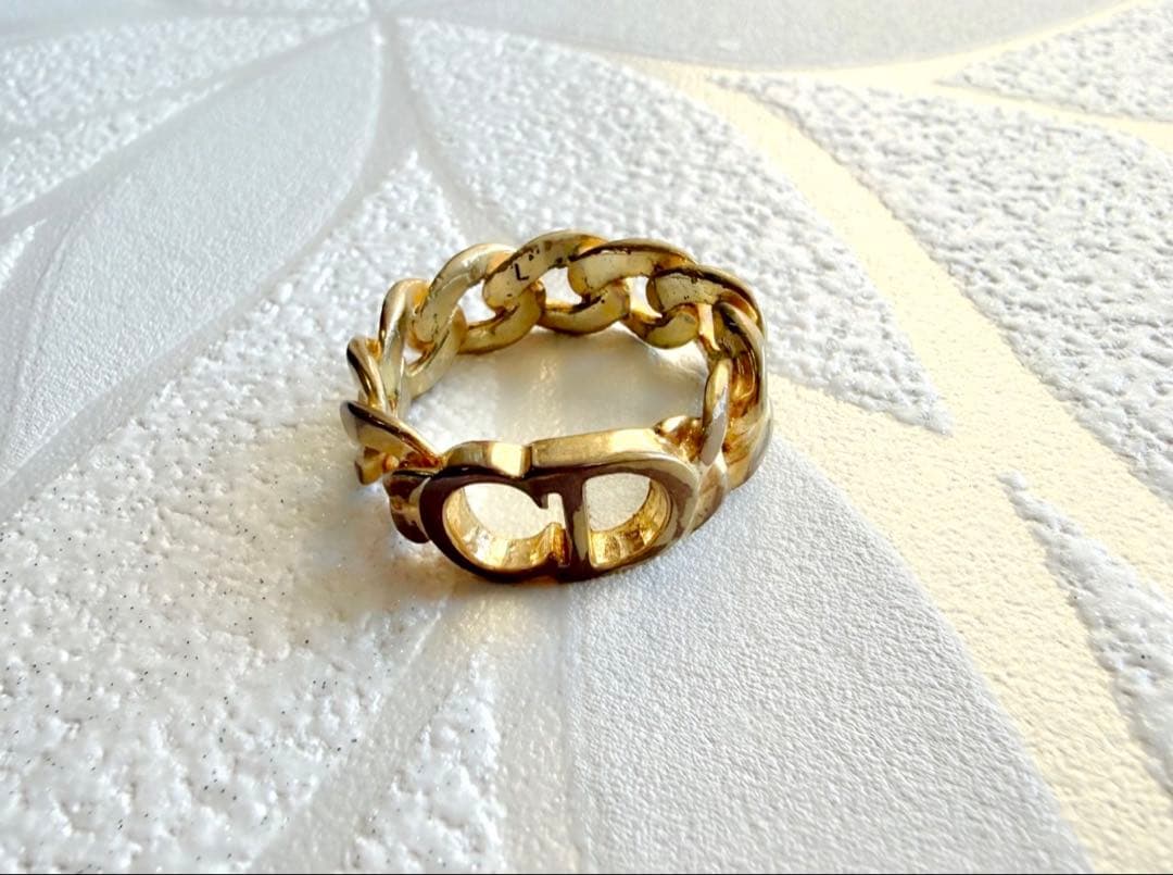 Christian Dior CDロゴ GOLDリング(size L)22号