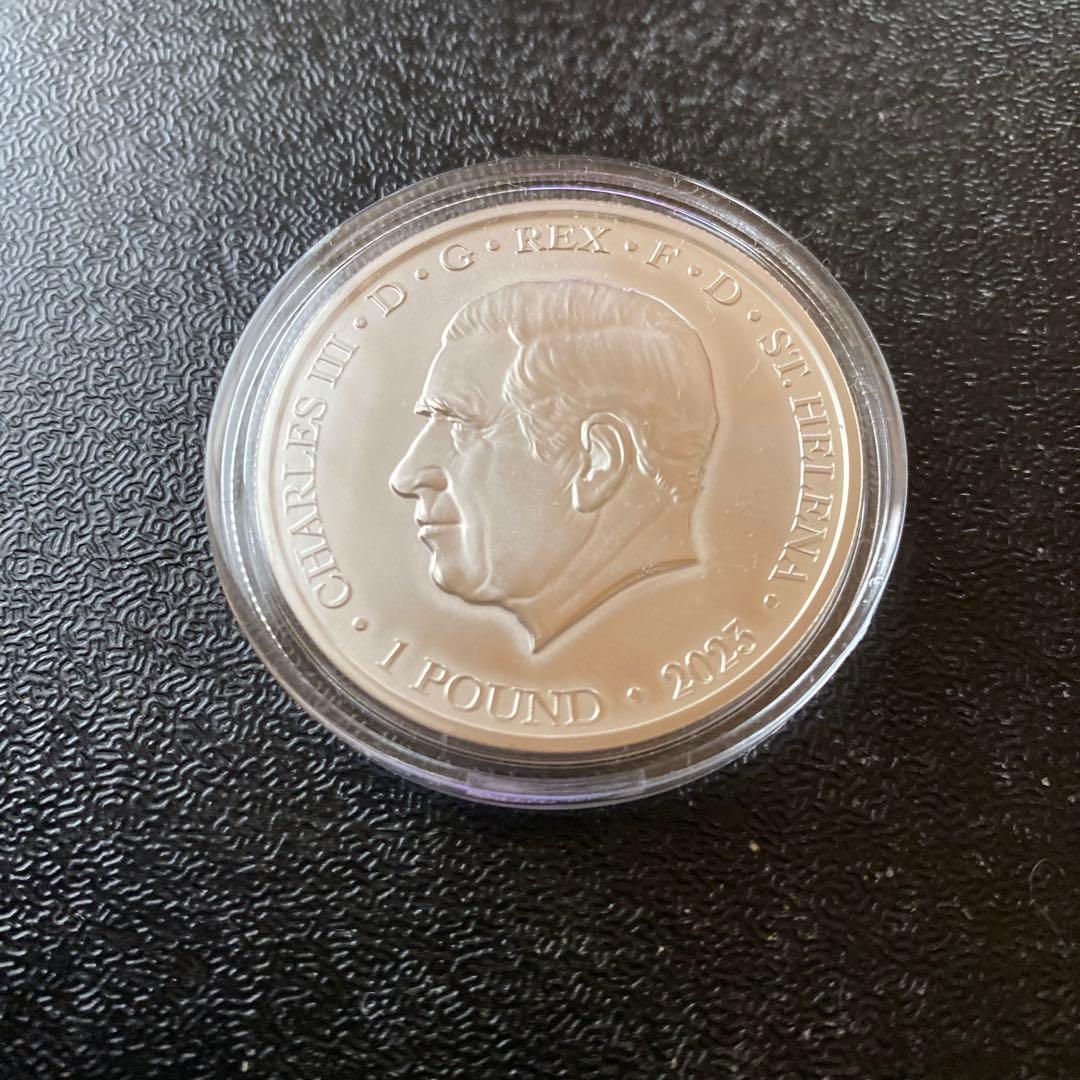 銀貨　99.9% 純銀　シルバー　エリザベス女王　銀貨　ブリタニア　セントヘレナ