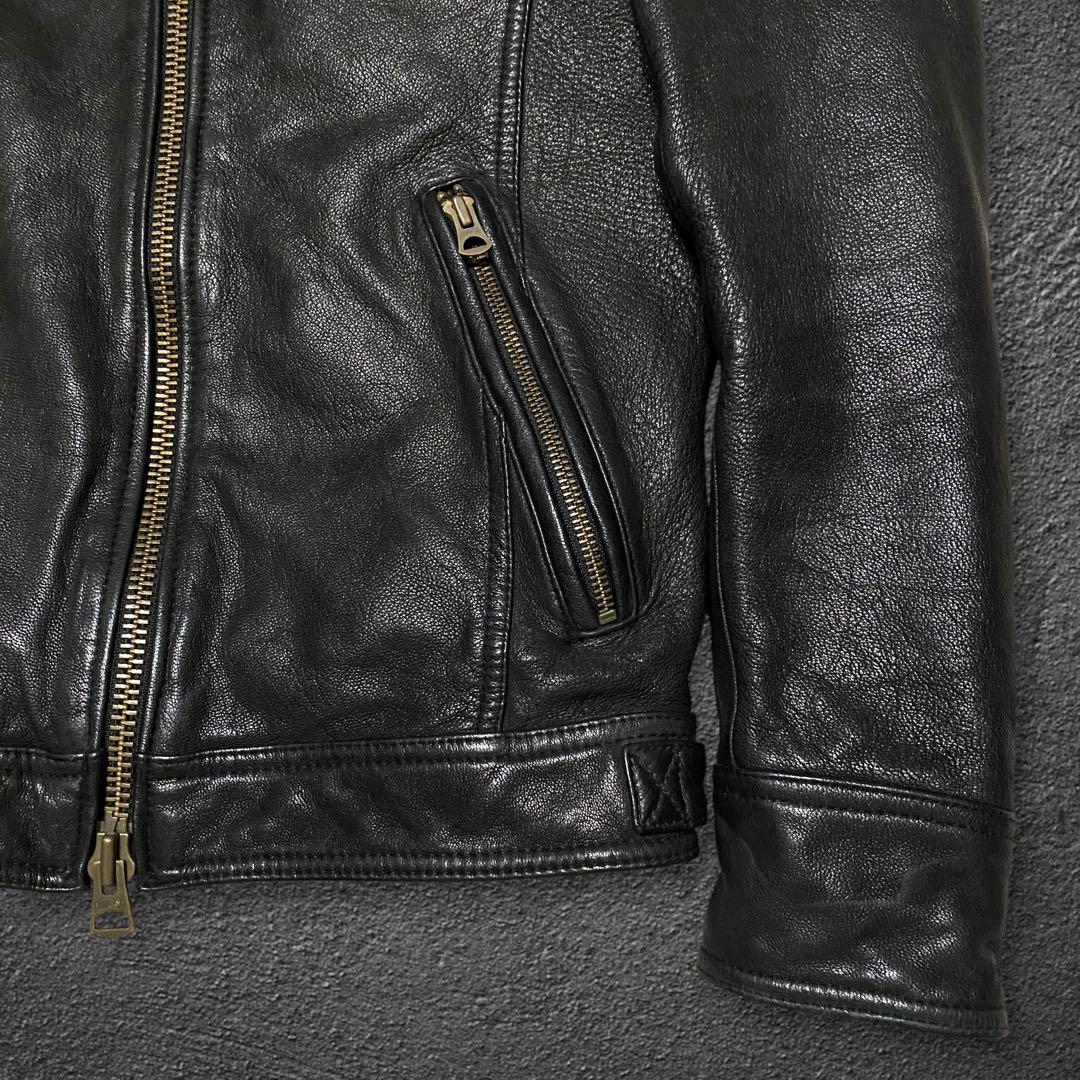 ジャケット・アウター JACKROSE goat leather biker jacket