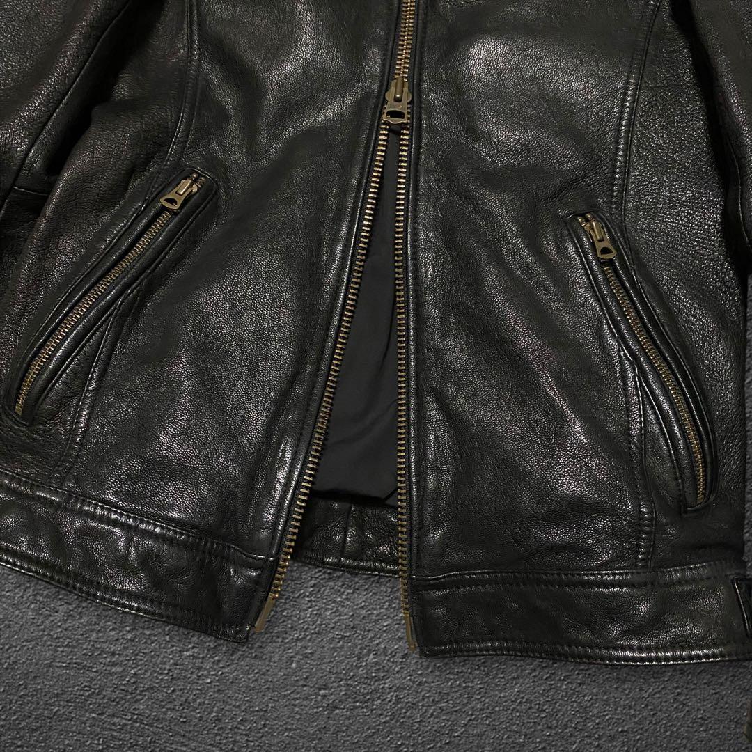 ジャケット・アウター JACKROSE goat leather biker jacket