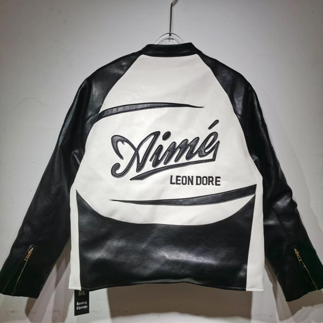 ジャケット・アウター Aime Leon Dore Caferacer leatherjacket M