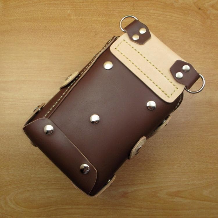 【トリマー向き】 ブラウン＆カラフル　８丁　シザーケース　TSC-13/CBB