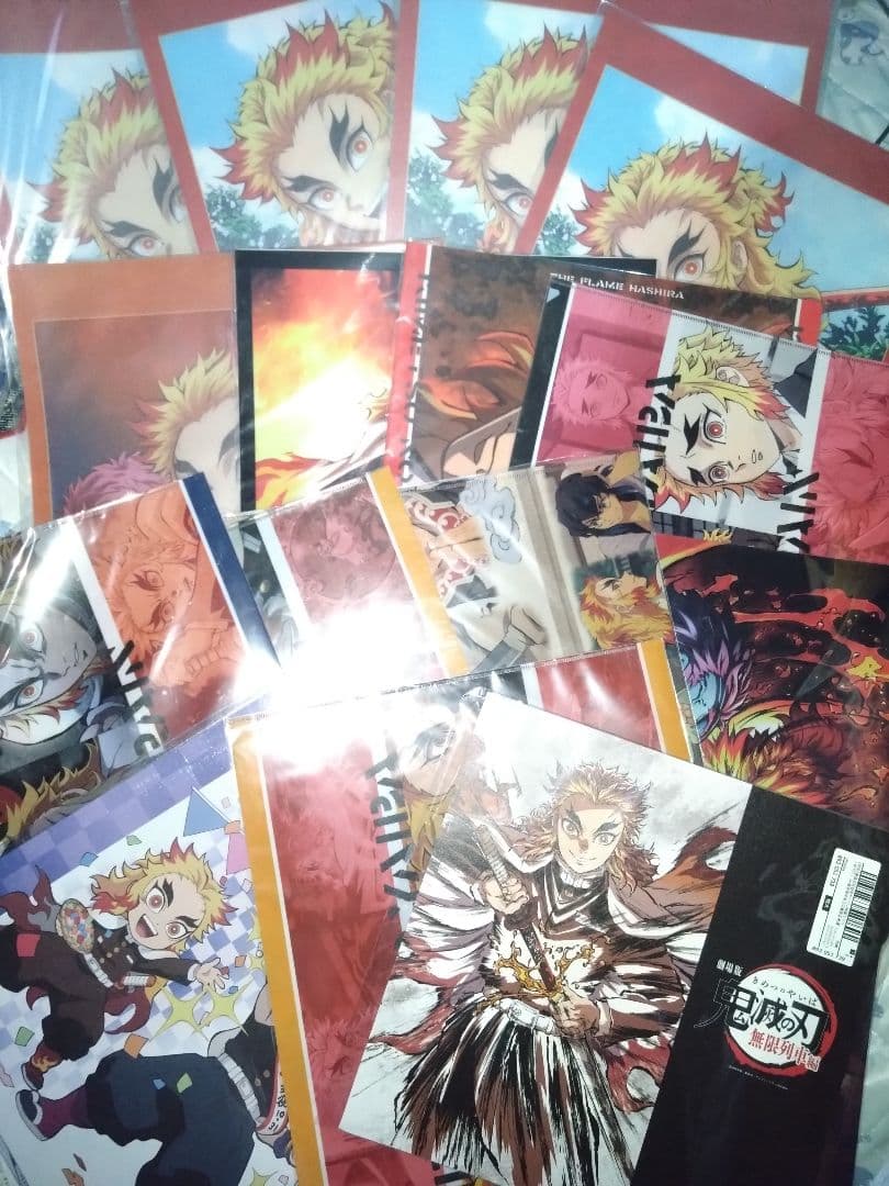 鬼滅の刃 ランチョンマット ファイル ポスター まとめ売り 15点 煉獄杏寿郎