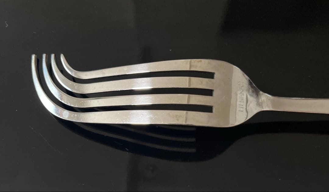 【非売品・未使用品】福田繁雄　デザイン アート カトラリー フォーク