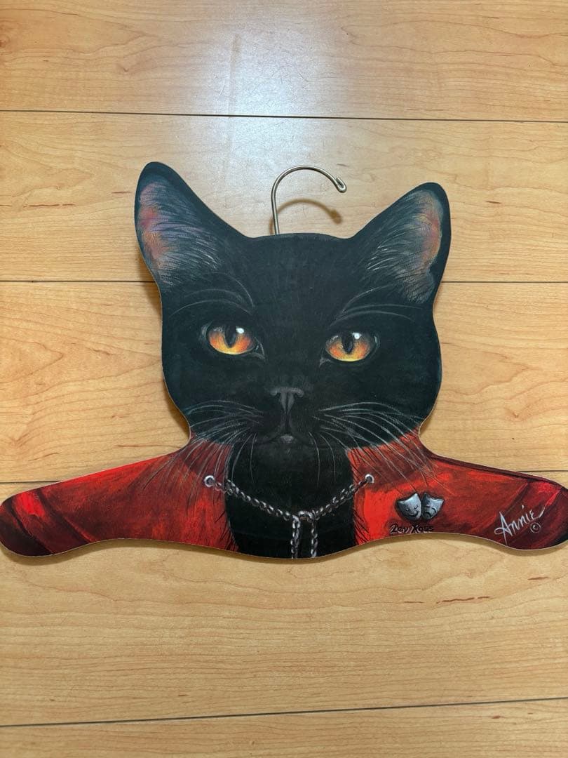 アン・ラインハート 動物 ハンガー アンティーク インテリア 木製 8本 セット