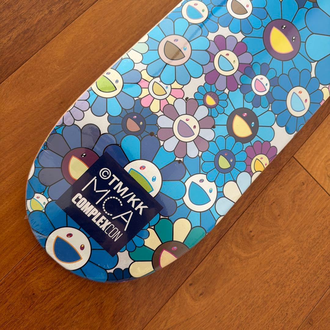 村上隆　Multi Flower 8.0 Skate Deck/Blue