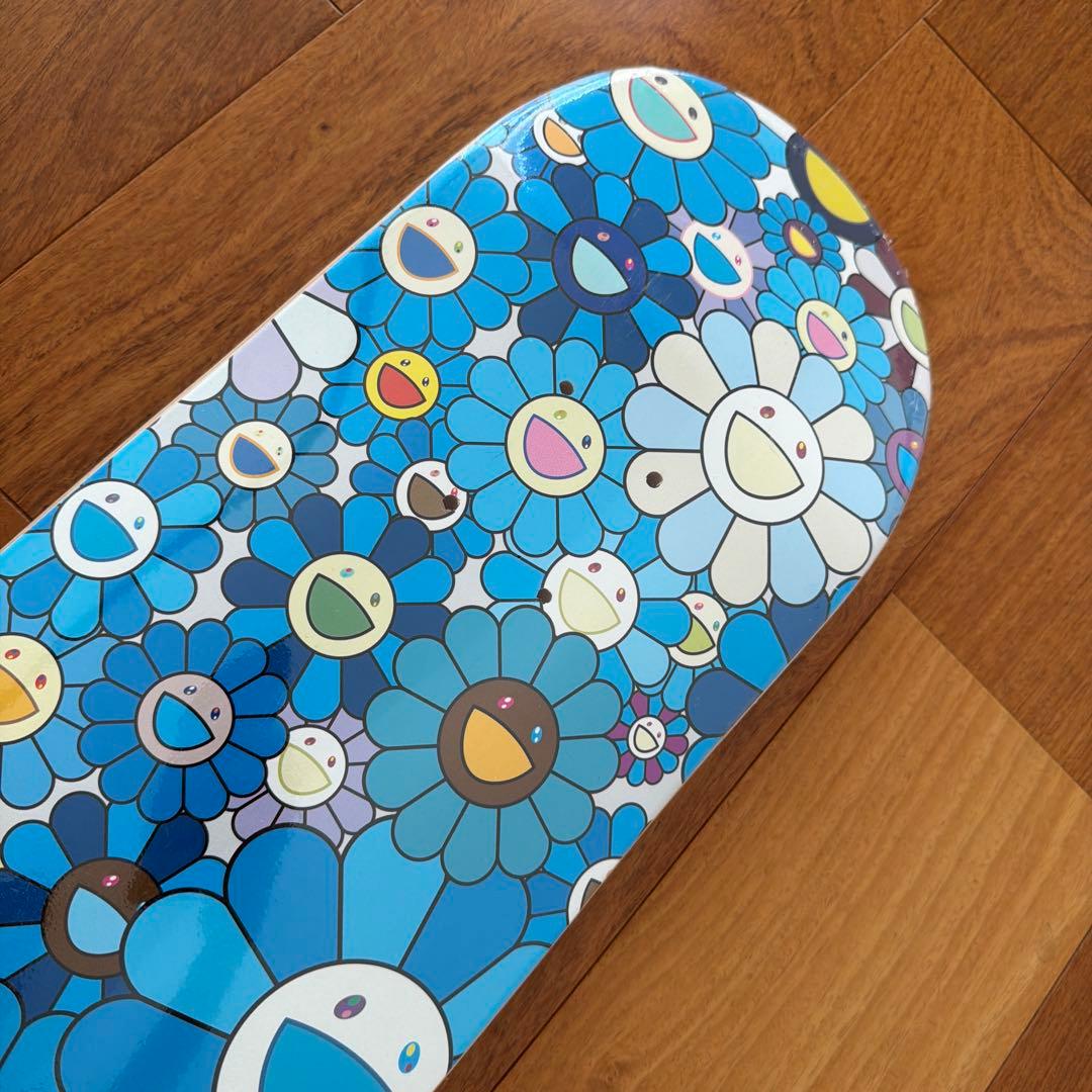 村上隆　Multi Flower 8.0 Skate Deck/Blue