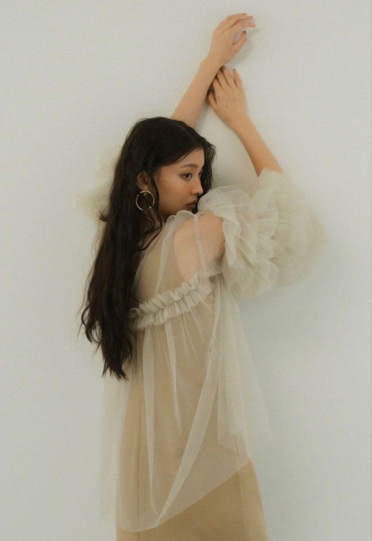 【新品】 ANDRESD デコラティブチュールトップス オケージョンドレス