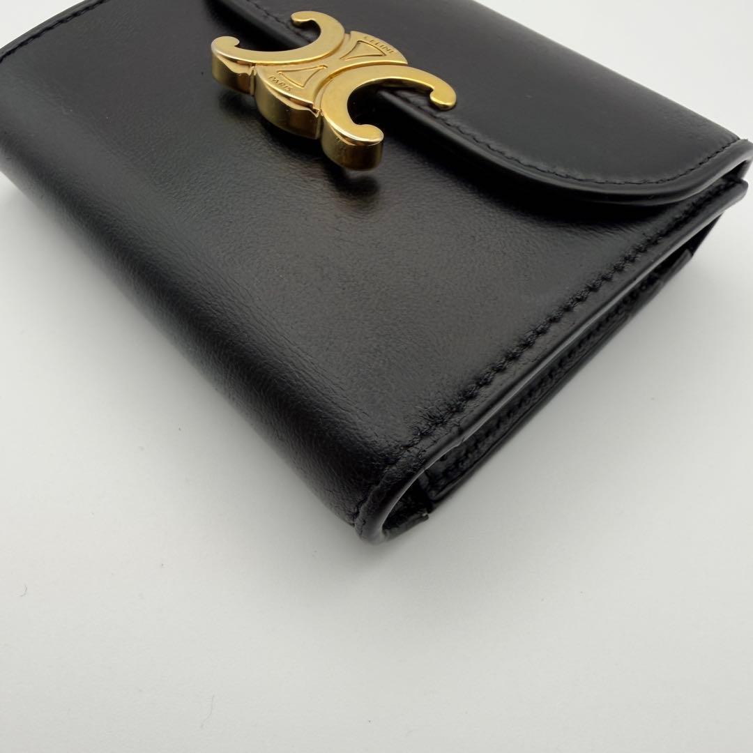 CELINE セリーヌ 財布 スモール フラップウォレット トリオンフ