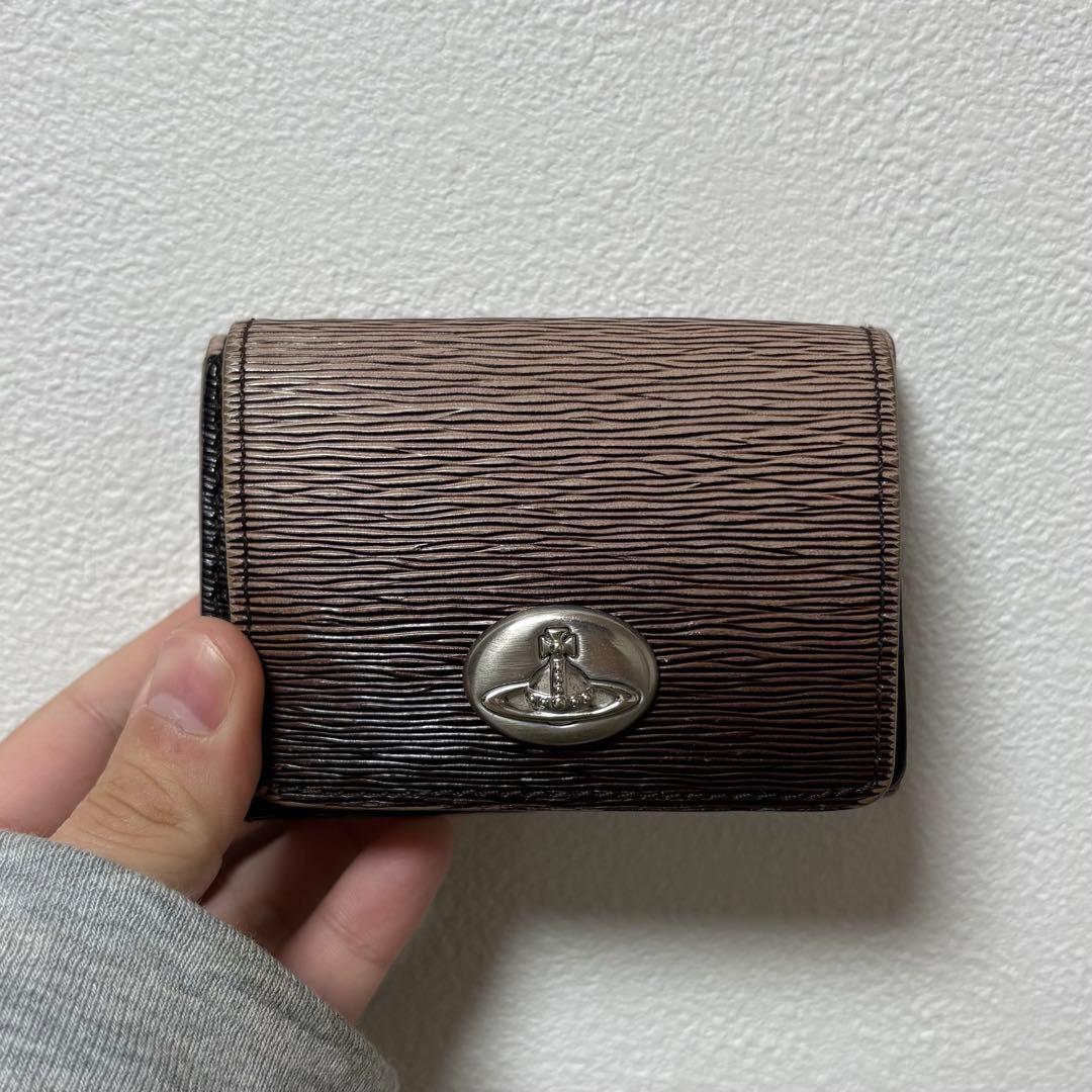 Vivienne Westwood ヴィヴィアン 三つ折り財布 ブラウン