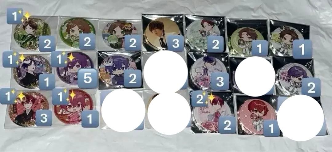 浦島坂田船　缶バッジ　うらたぬき　フォトカード