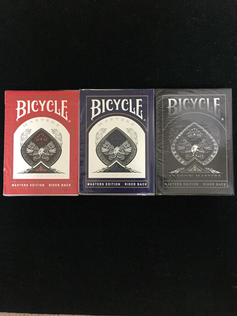 [絶版 新品未使用]バイスクルマスターズエディション赤青、シャドーマスターズ