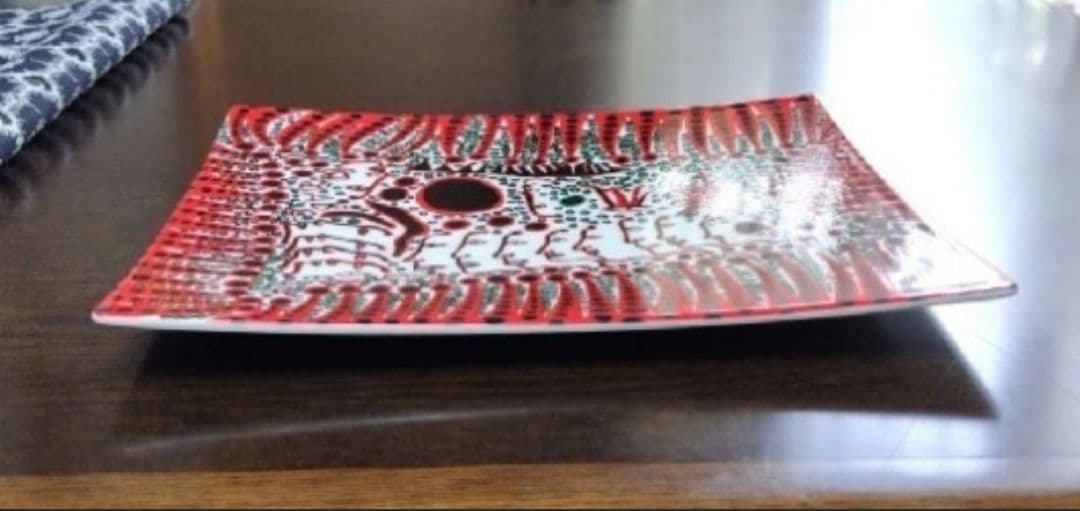 草間彌生　プレート　スクエア　角皿　お皿