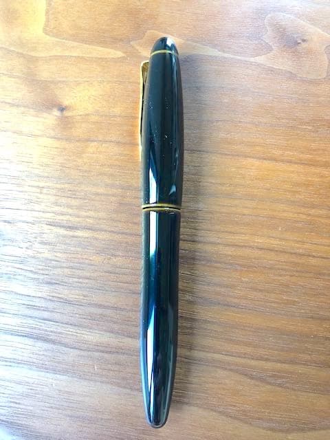 プラチナ万年筆　出雲　枇杷溜　B（太字）