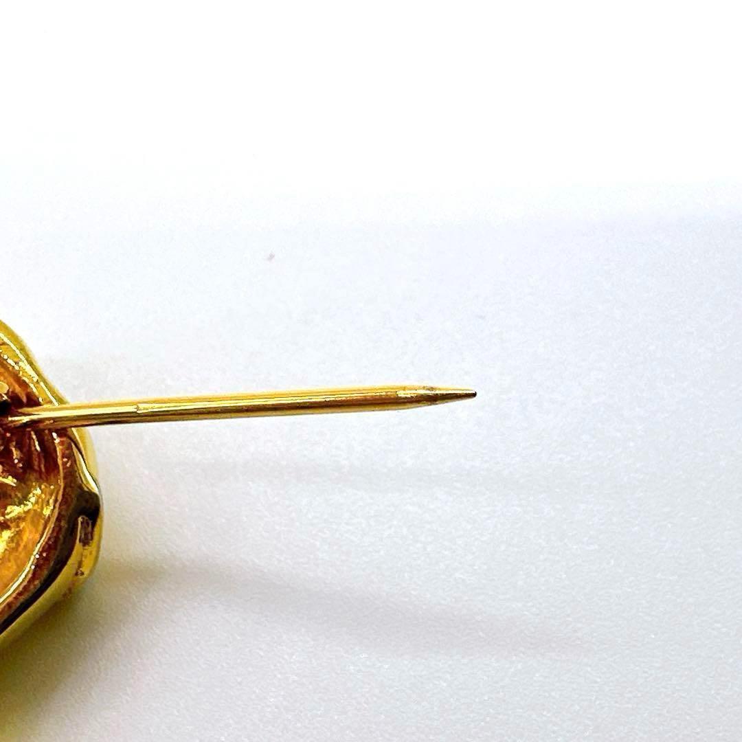 【エルメス】ブローチ　象　アニマル　ゴールド　ピンバッジ　ブランド　アクセサリー