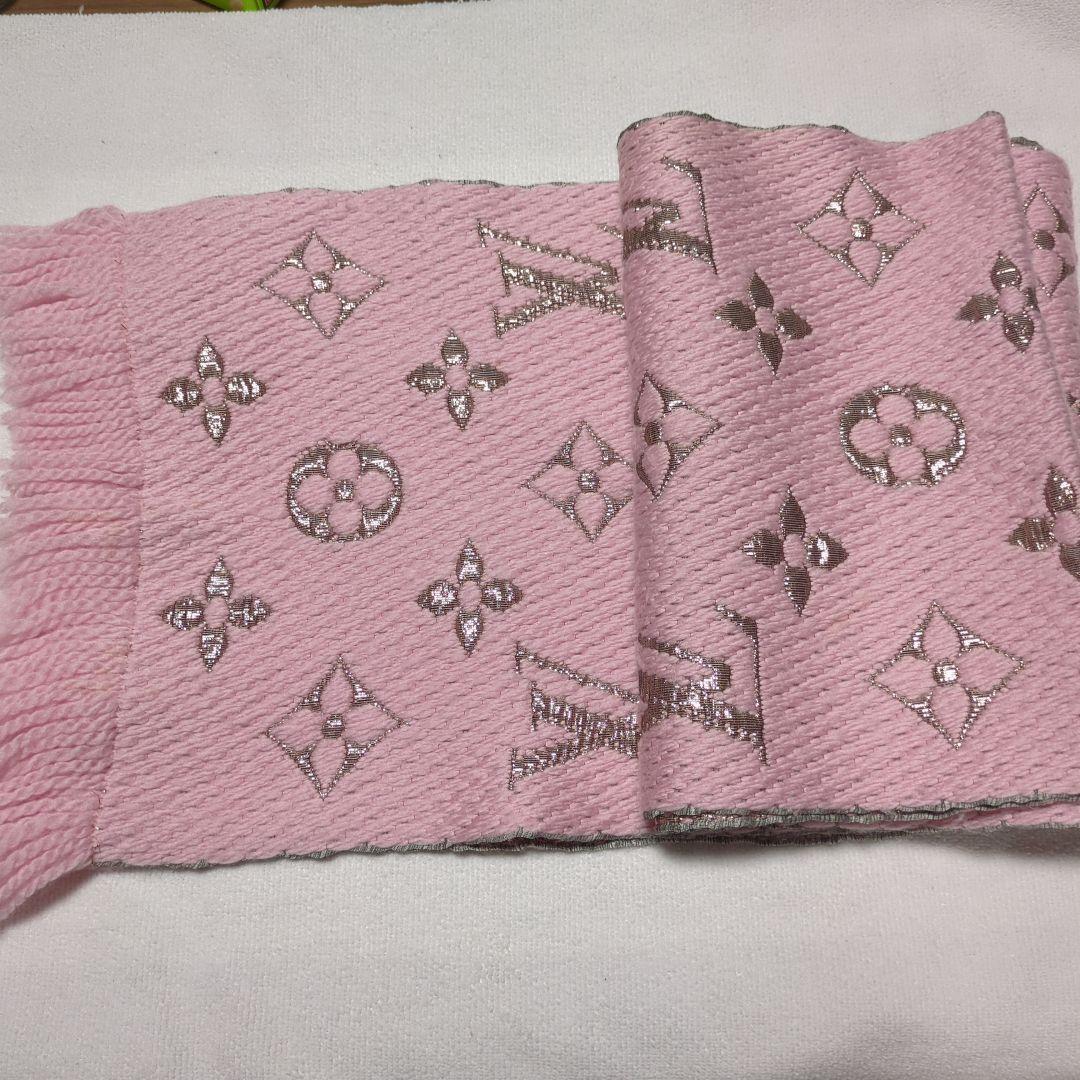 LOUIS VUITTON エシャルプロゴマニアシャイン　ローズバレリーヌ