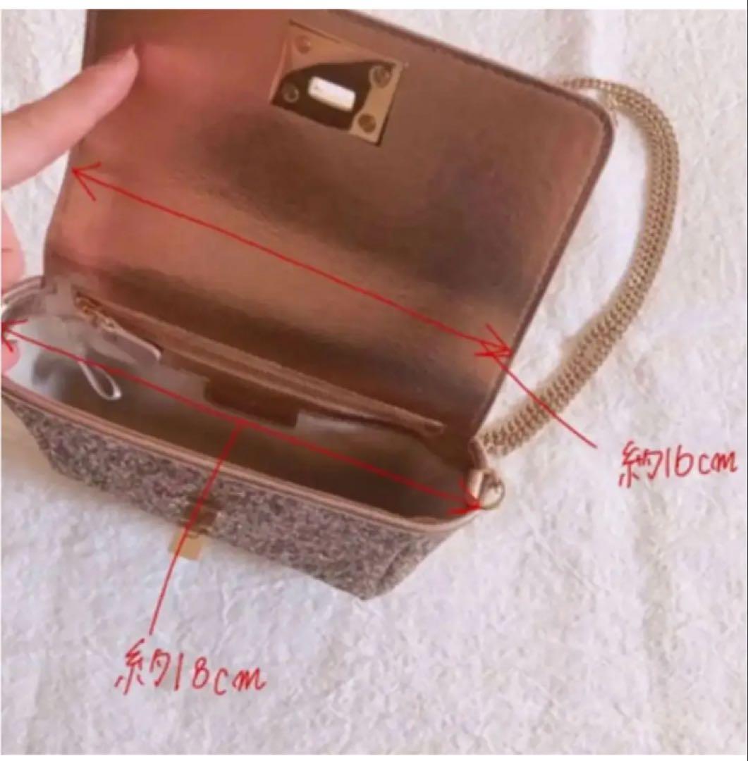 JIMMY CHOO ゴールド パーティーバッグ