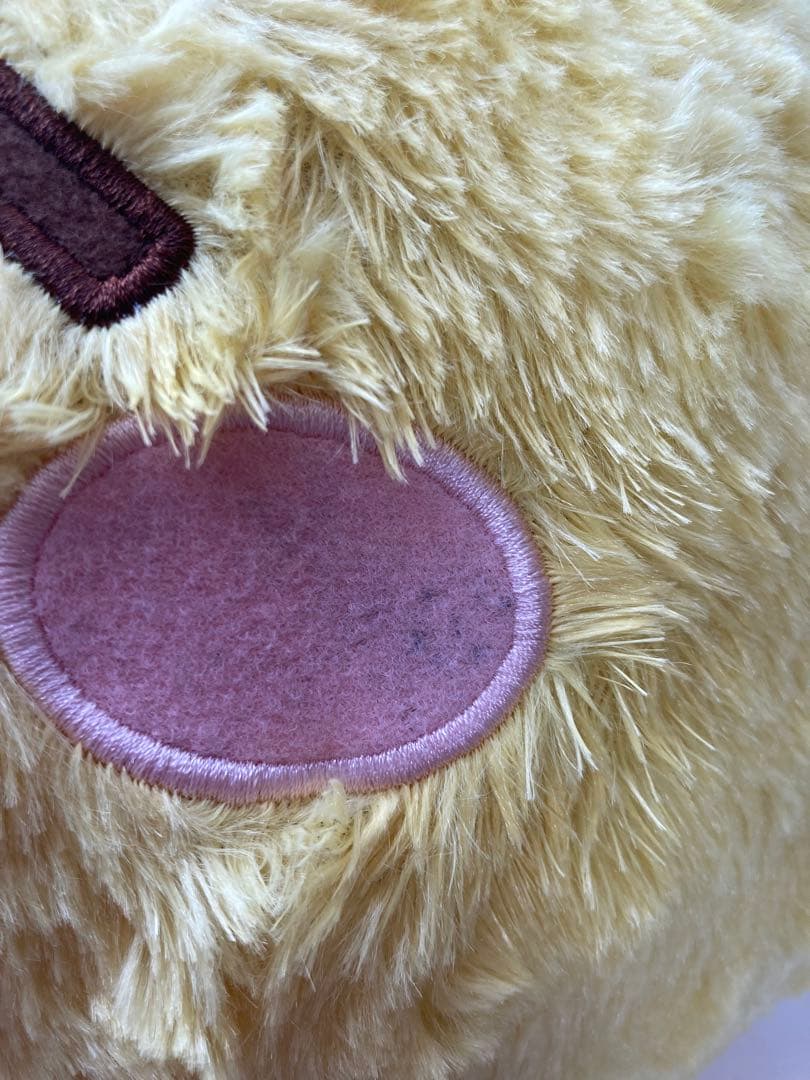 メガBIG かおもじん ねこみみ 超希少トラ猫 全長50cm 右脇下破れあり