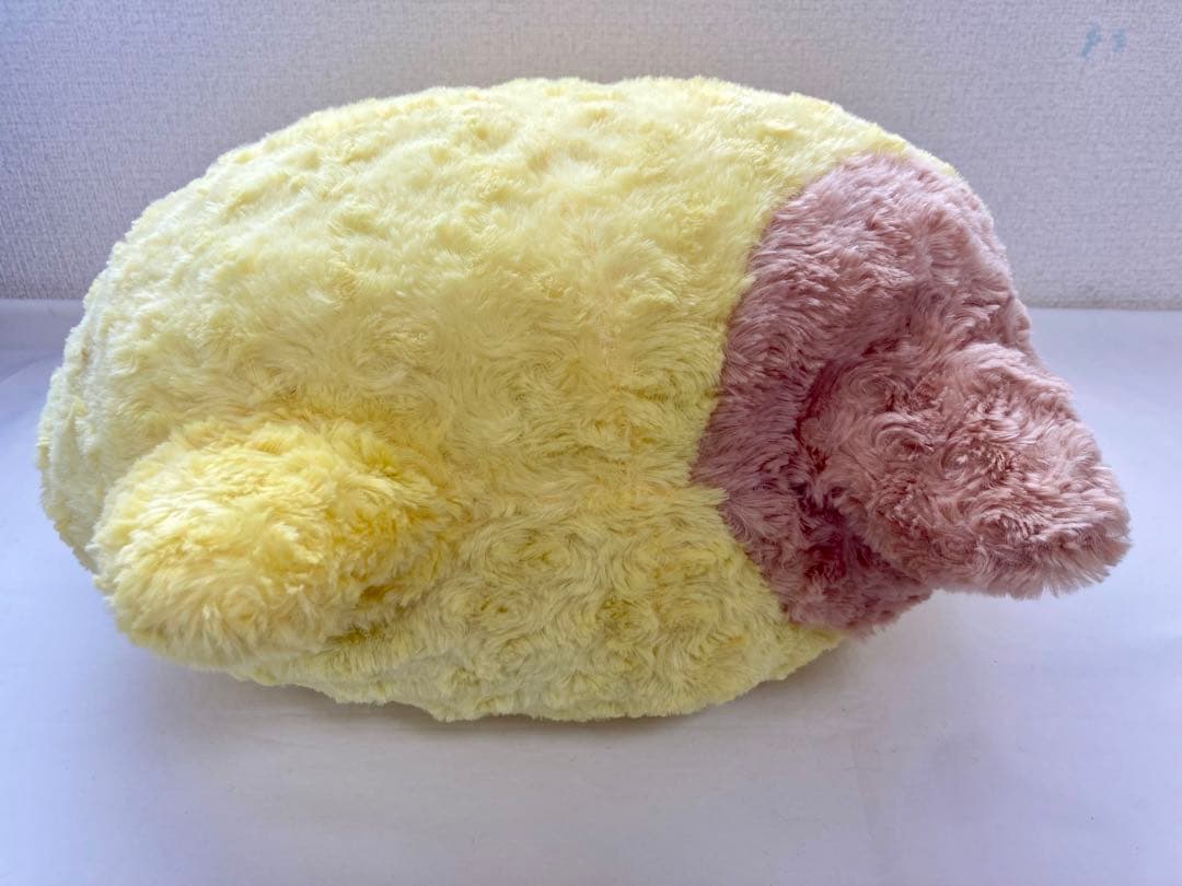 メガBIG かおもじん ねこみみ 超希少トラ猫 全長50cm 右脇下破れあり