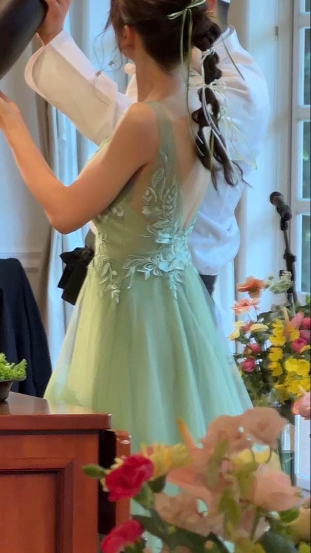 ⭐︎年末までの限定価格⭐︎THE URBAN BLANCHE カラードレスグリーン