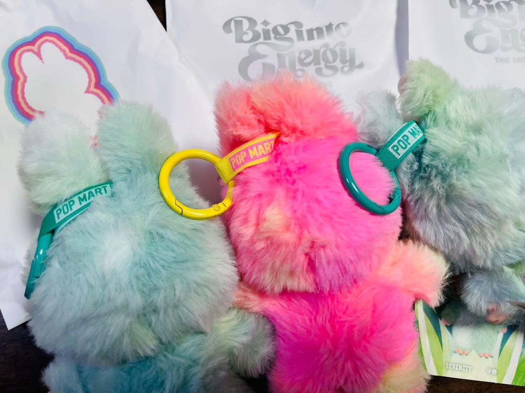 POP MART ラブブ正規品 ぬいぐるみ 3体セット　紙袋付き