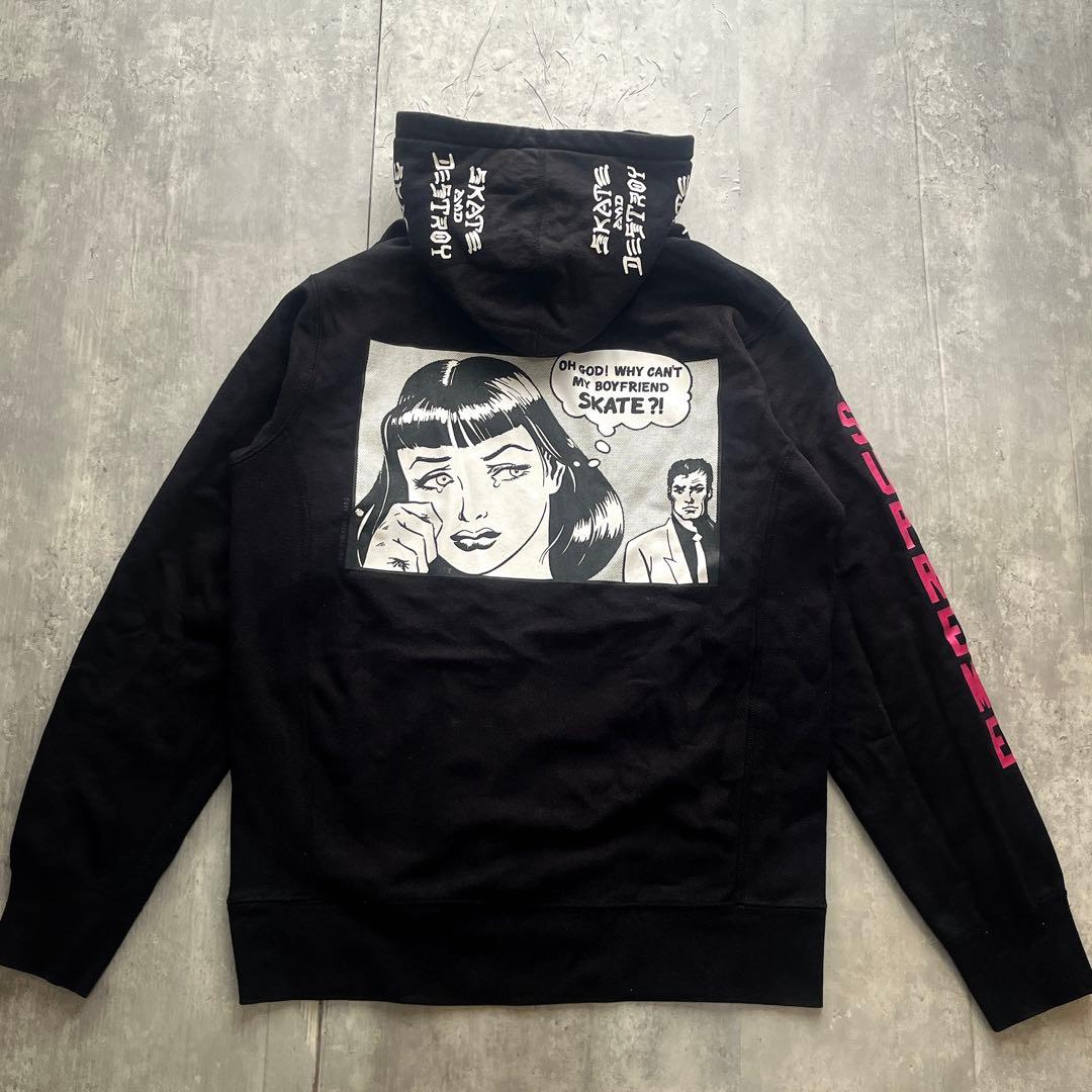 17SS supreme ×THRASHER Boyfriend Hooded