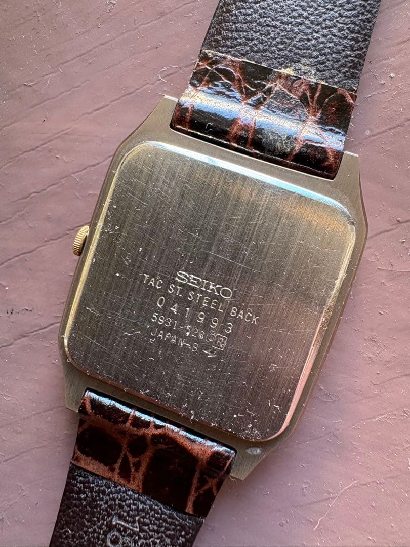 セイコー ドルチェ ヴィンテージ クォーツウォッチ 完動品 電池交換済 美品