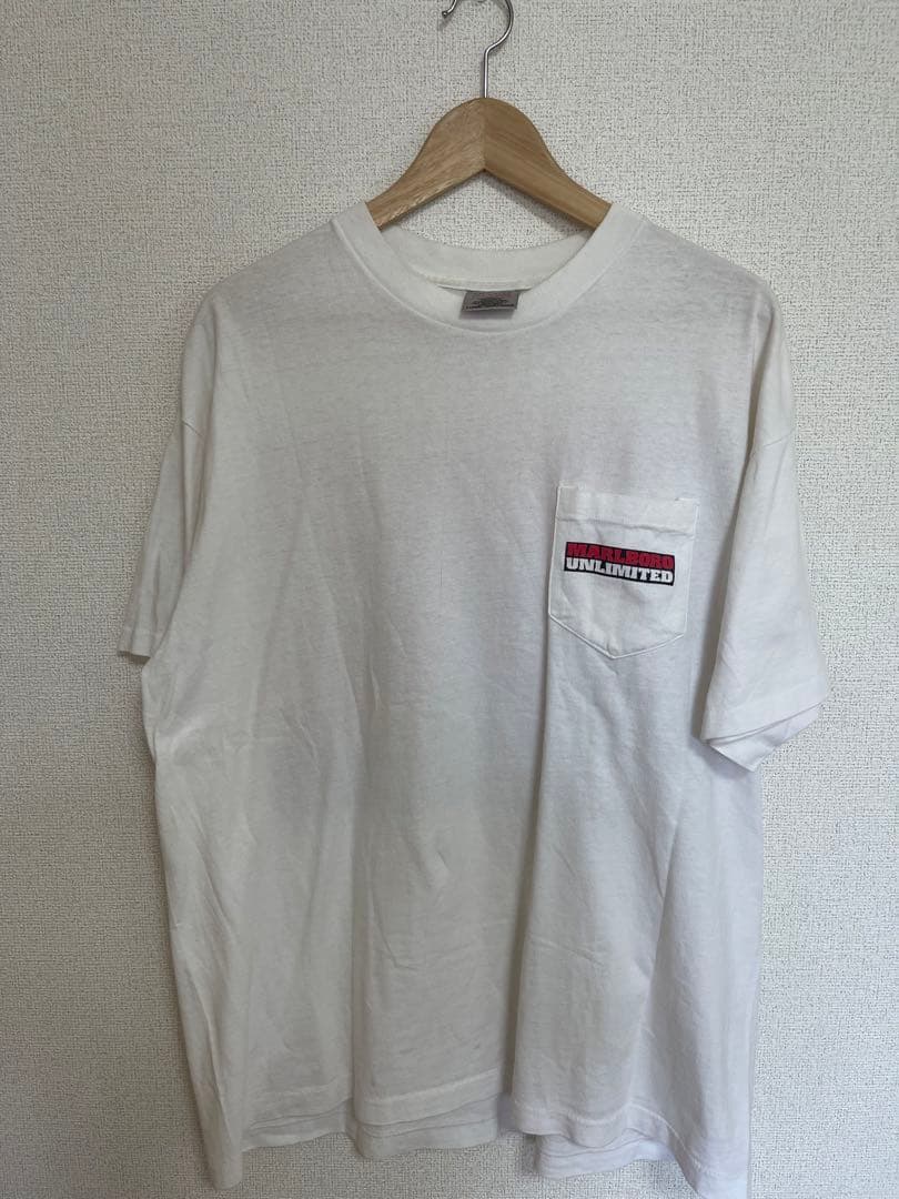 90s USA製 Marlboro マルボロ マップ プリントＴシャツ