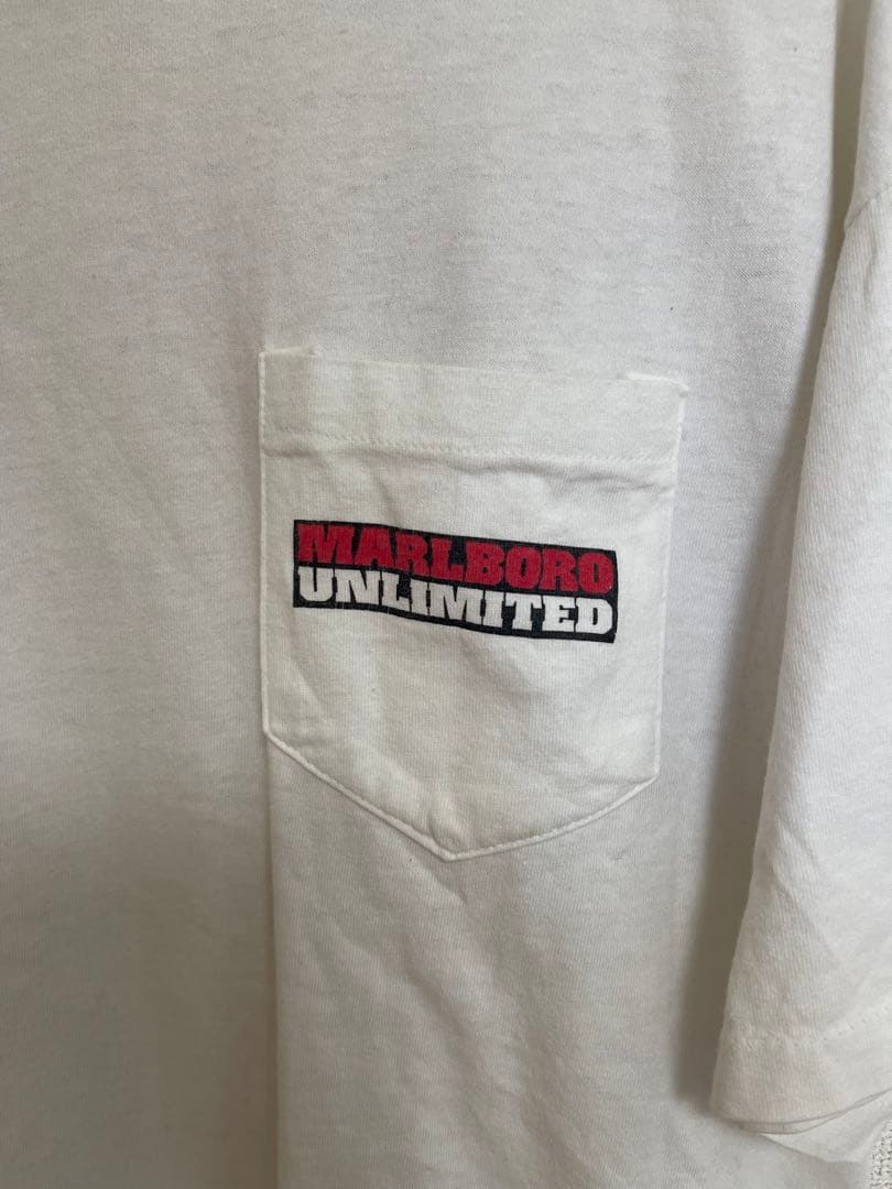 90s USA製 Marlboro マルボロ マップ プリントＴシャツ
