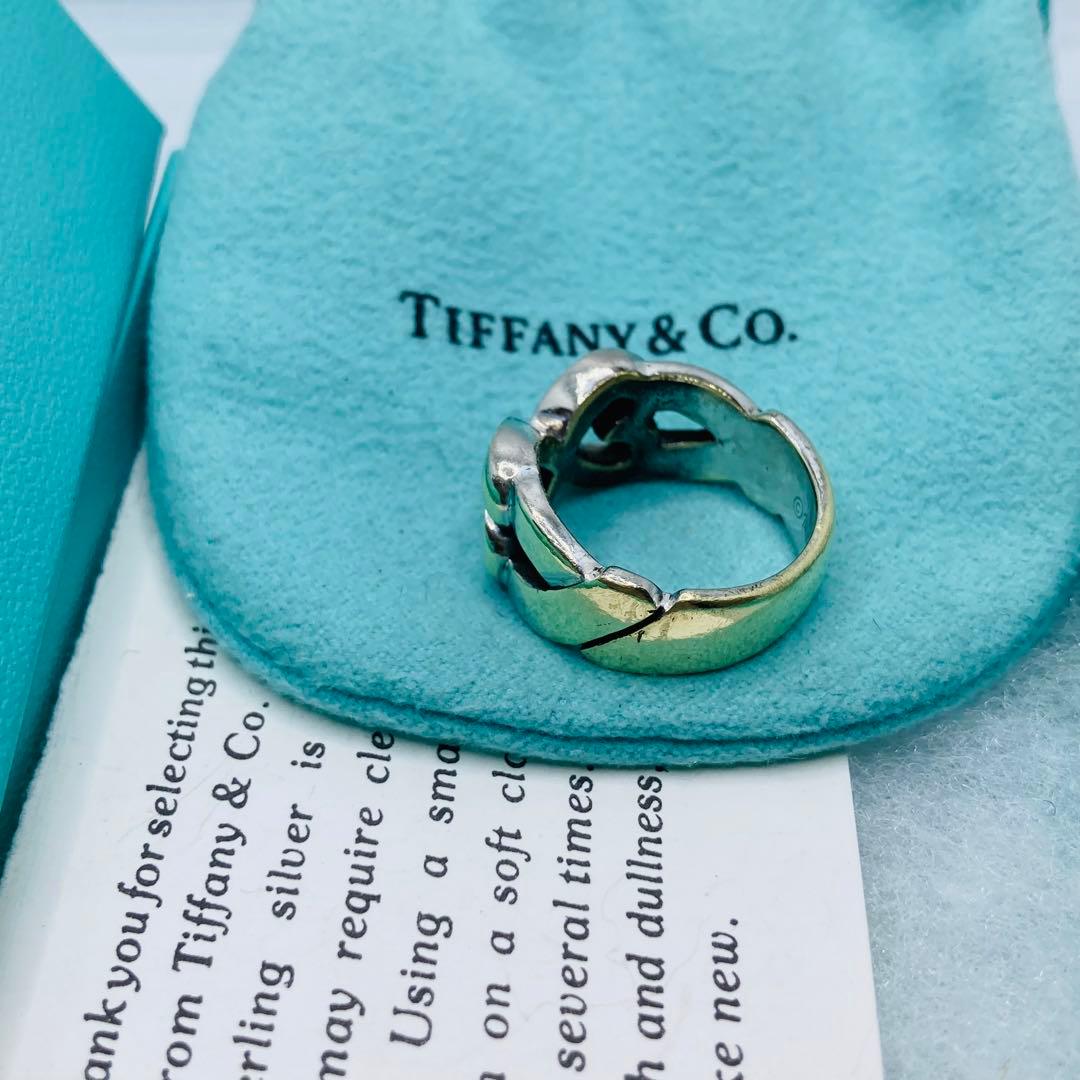 極美品✨ ティファニー リング ダブル ラビングハート AG925 #13