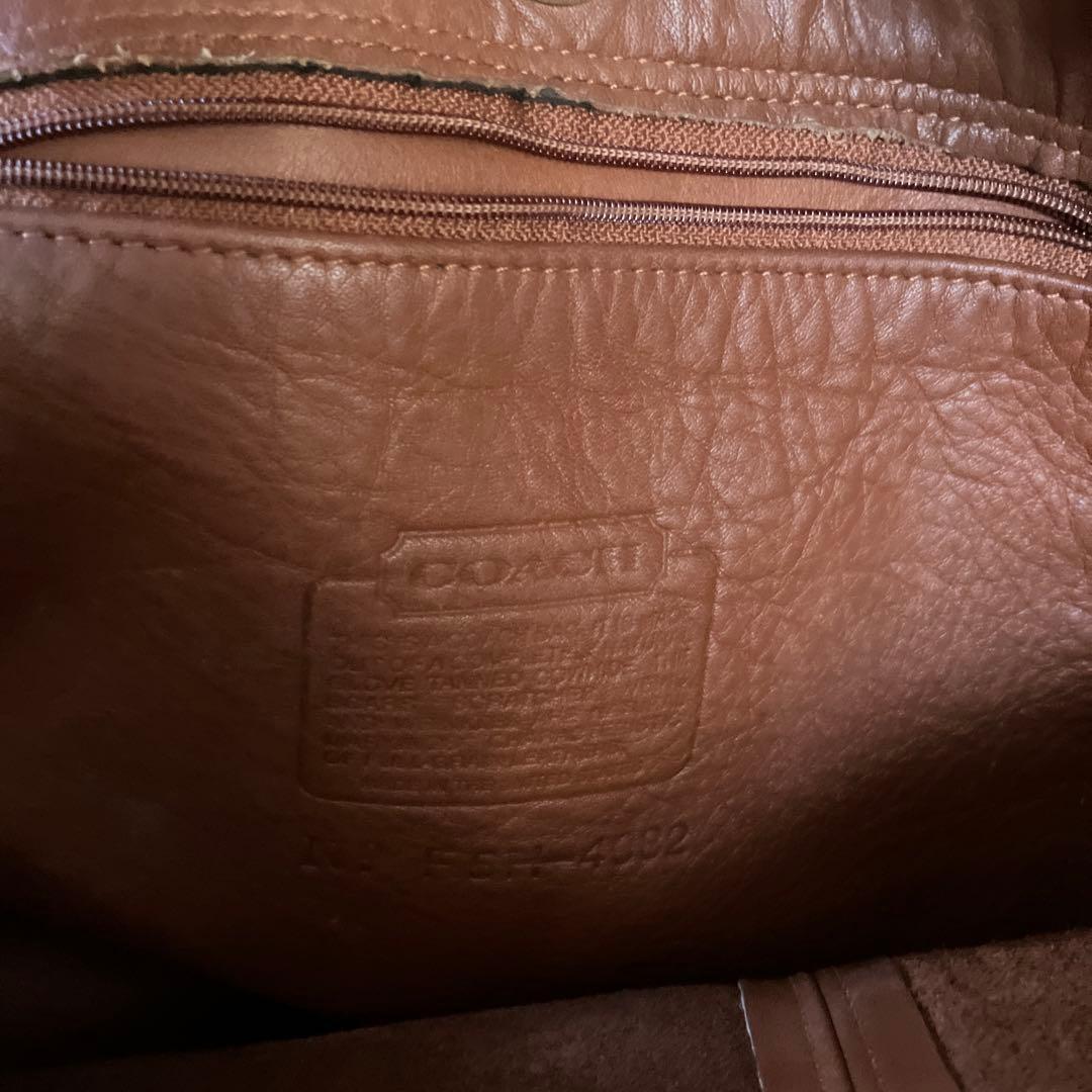 オールドコーチ ブラウンショルダーバッグ