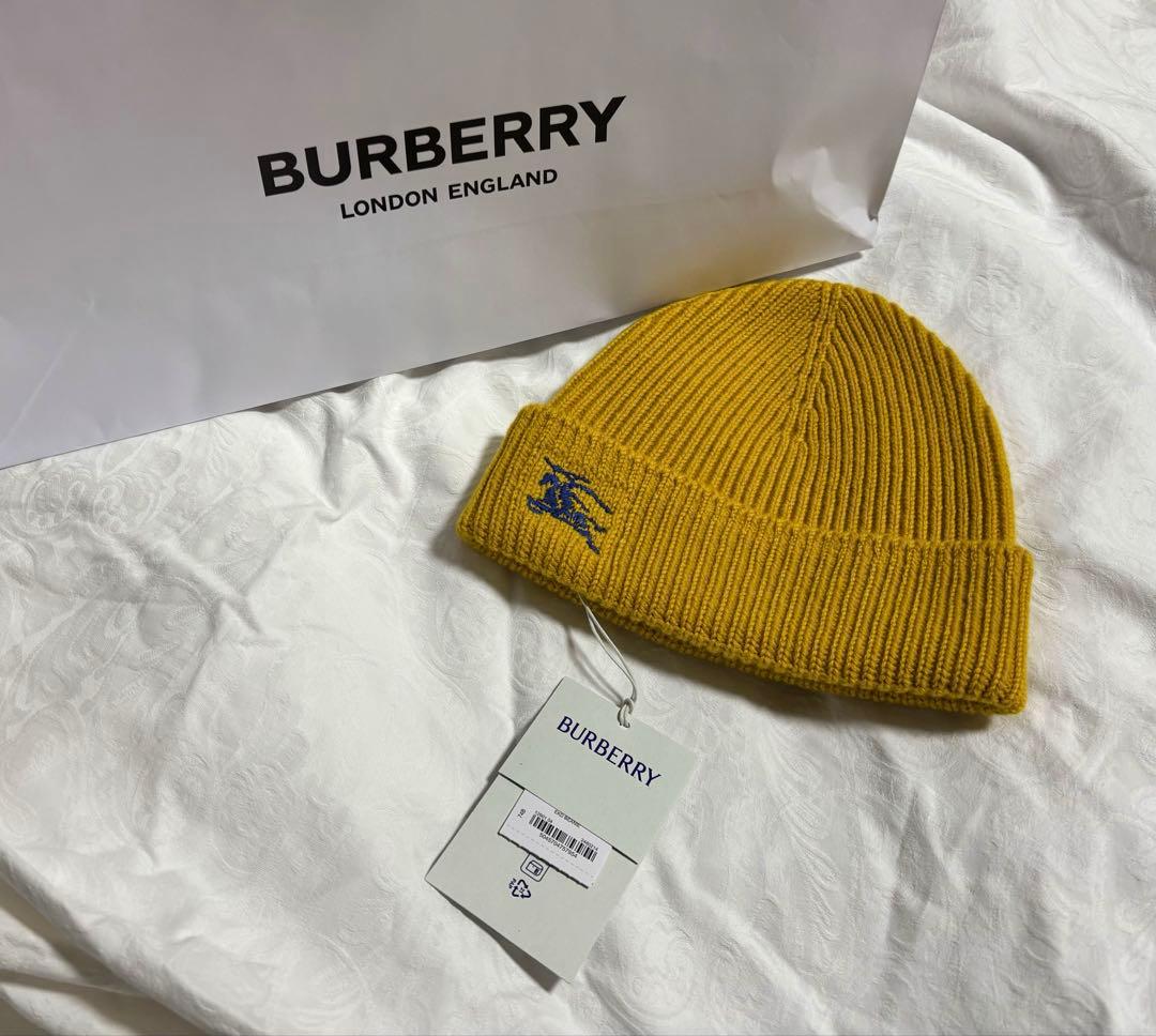 値下げ中！【新品未使用・タグ付き】BURBERRY ニット帽　レディース　メンズ