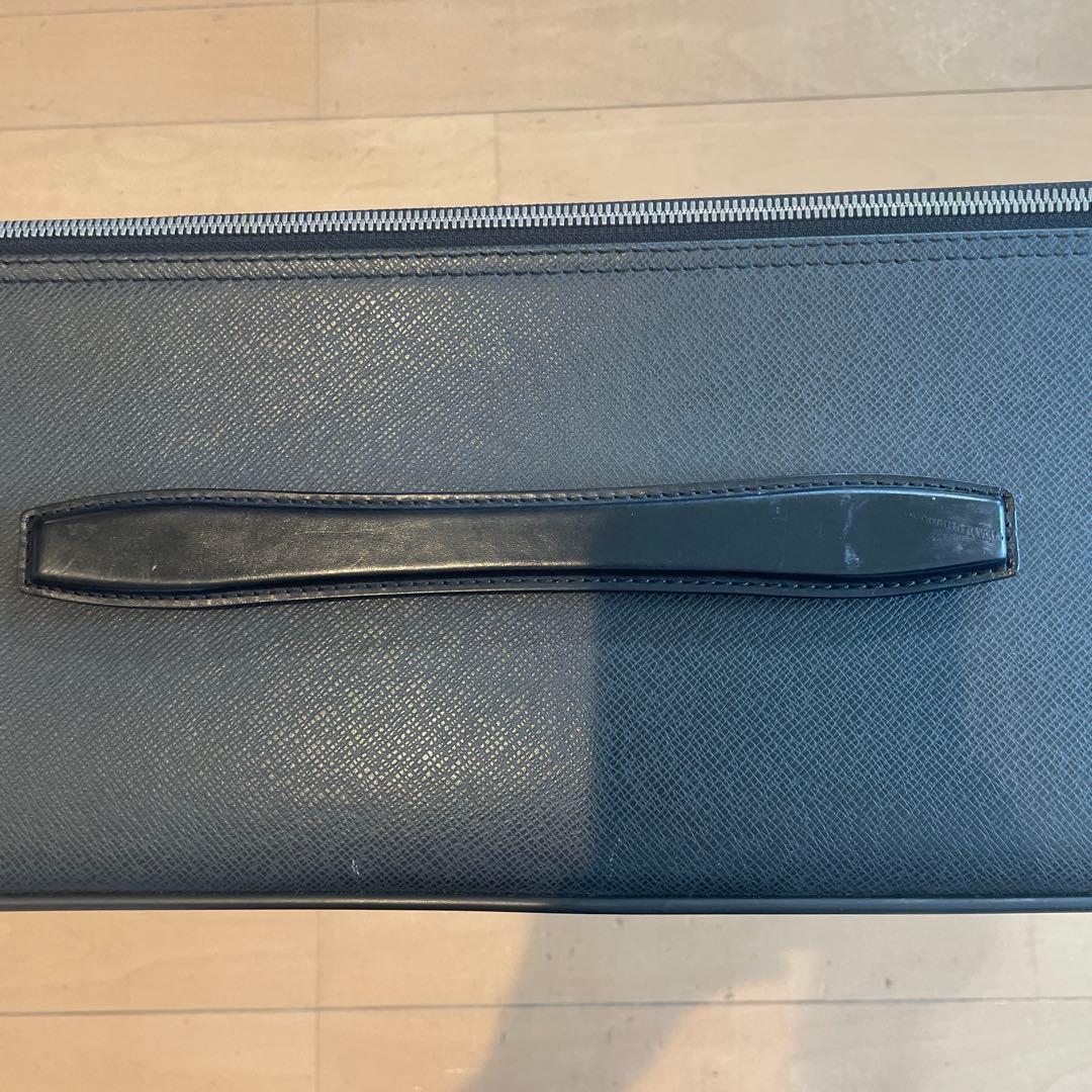 Louis Vuitton ブラックレザー キャリーケース