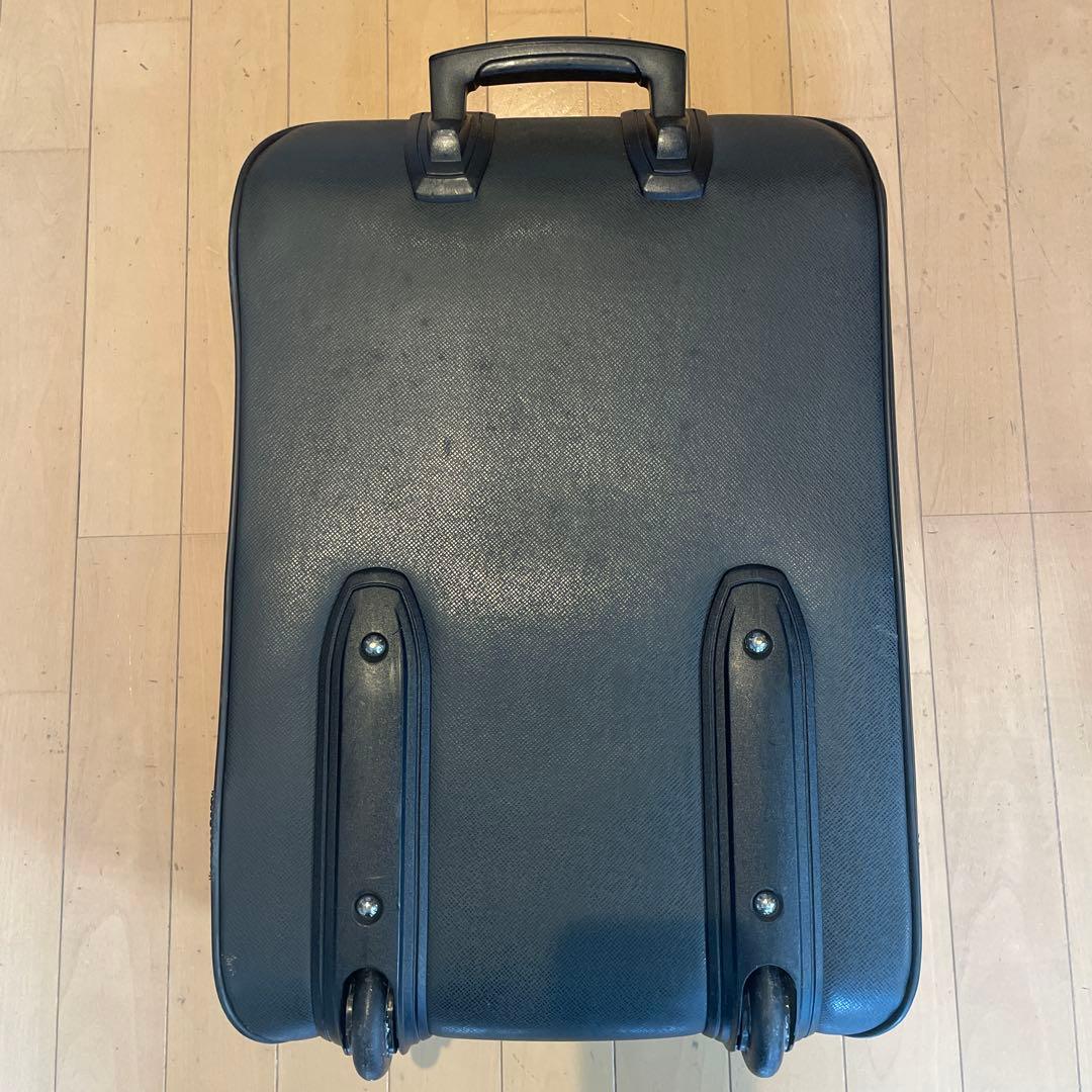 Louis Vuitton ブラックレザー キャリーケース