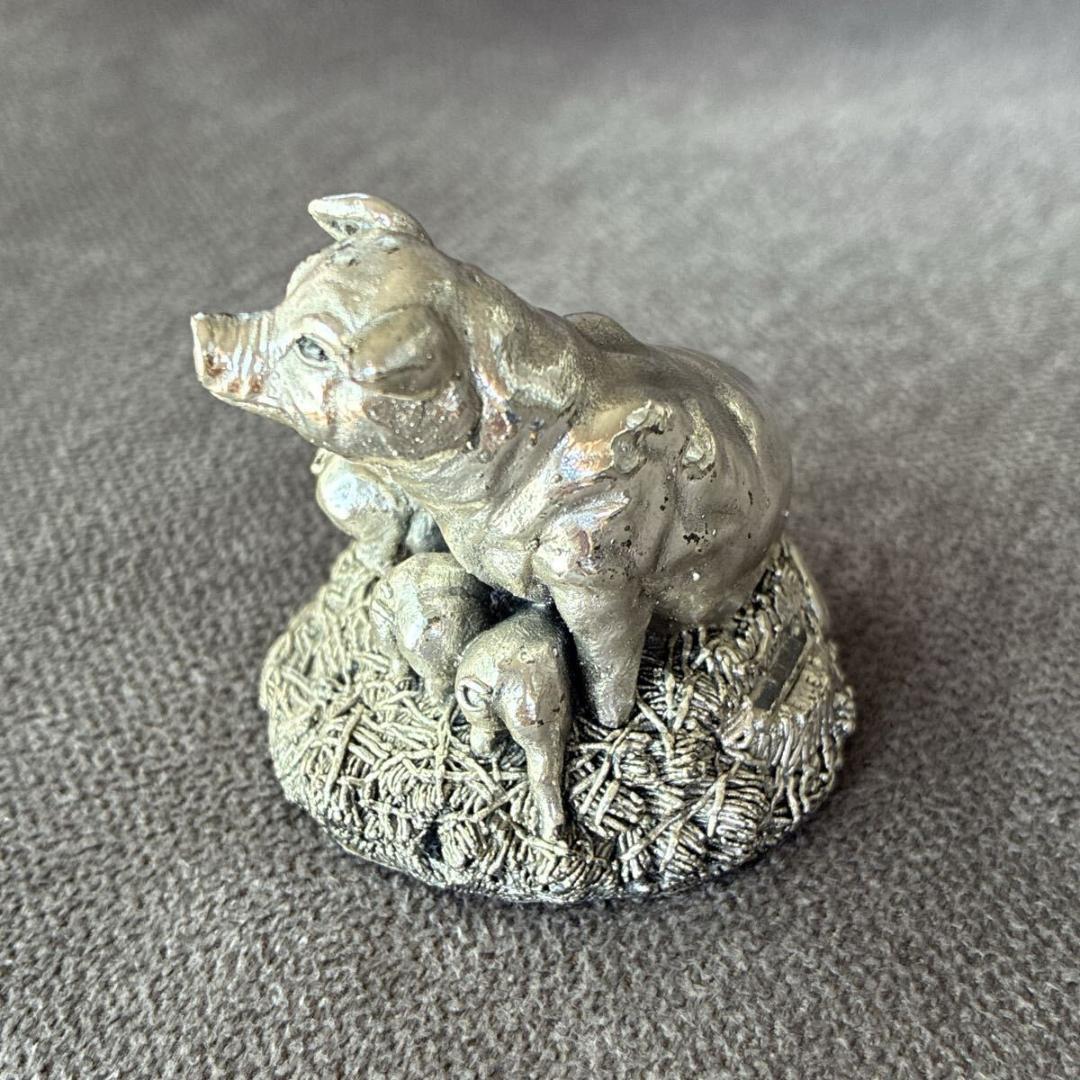 カントリーアーティスト 純銀 ブタ ホールマーク スターリングシルバー 箱付
