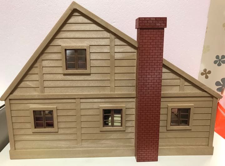 シルバニア　初期　デラックスハウス（はしご付）　家具11点セット