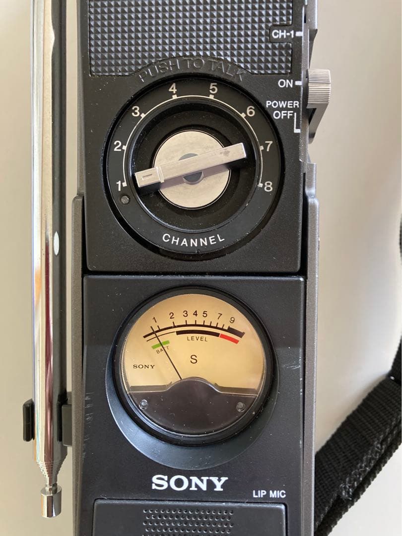 【昭和レトロ　昭和56年4月】SONY トランシーバー スピーカー搭載