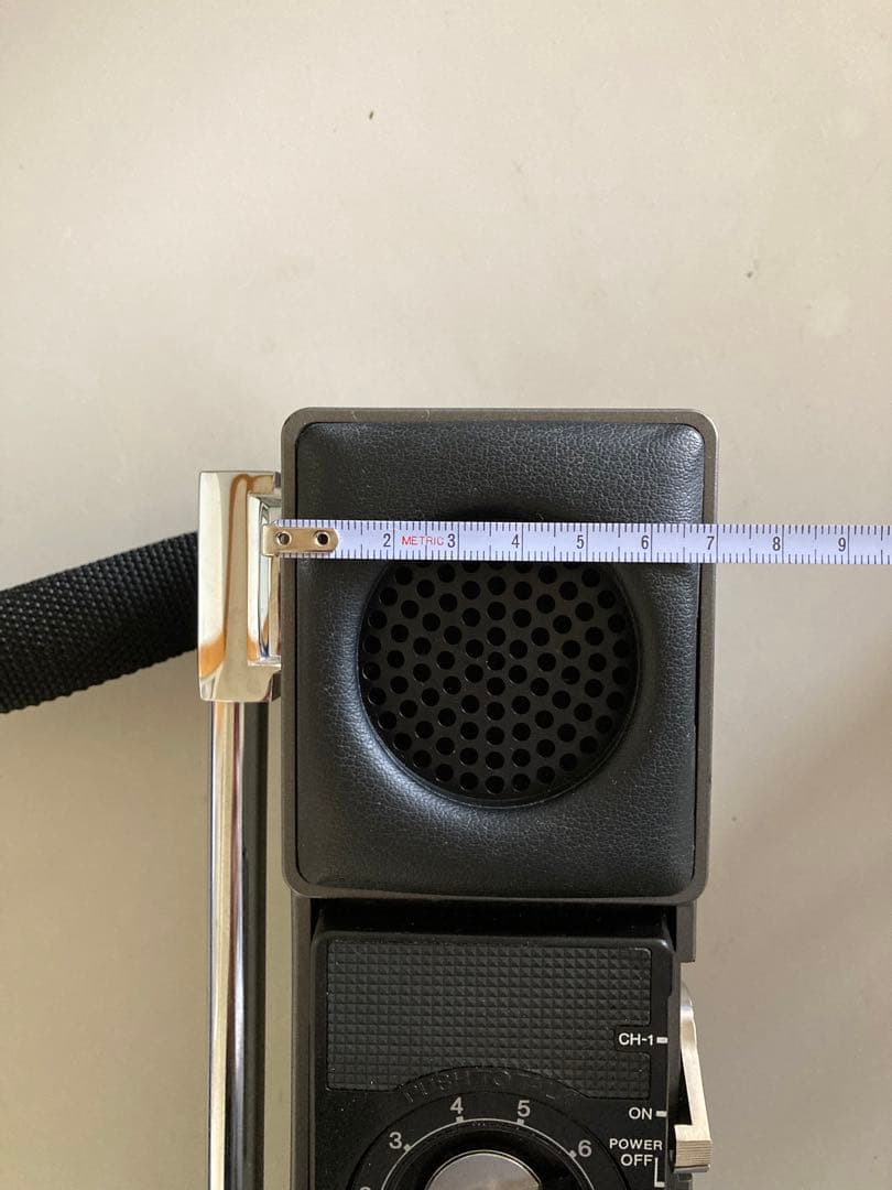 【昭和レトロ　昭和56年4月】SONY トランシーバー スピーカー搭載