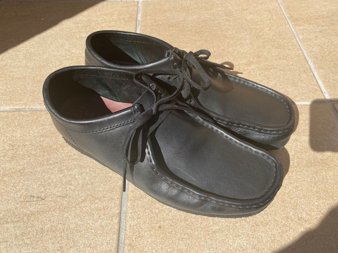 美品　クラークス　レザー　モカシン