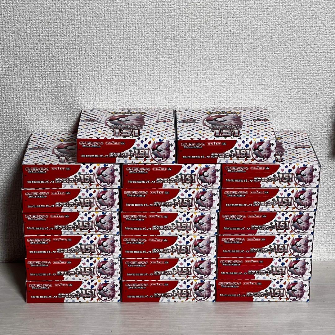 ポケモンカード　151 新品未開封　シュリンクなし20ボックス