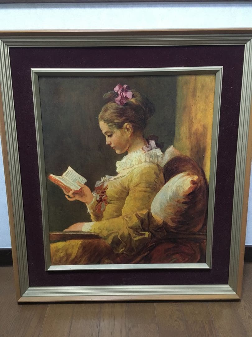 絵画 レプリカ 読書する少女