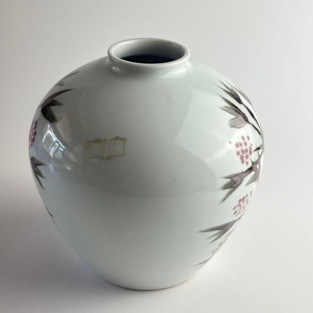 韓国人間国宝 申相浩 鉄絵 壺 韓国美術 花入 花瓶