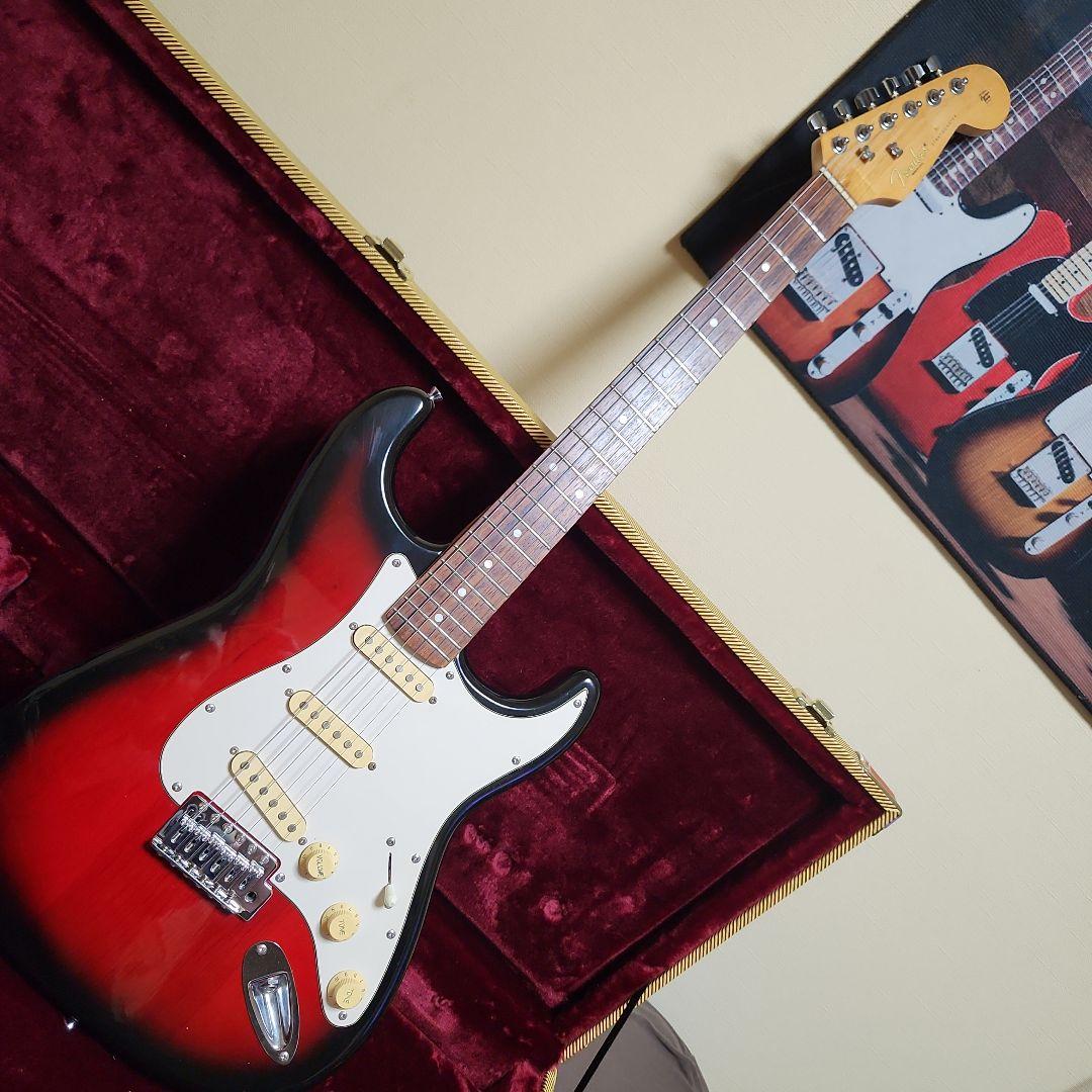 週末セール分解整備済みFender homage ストラトタイプ ワインバースト