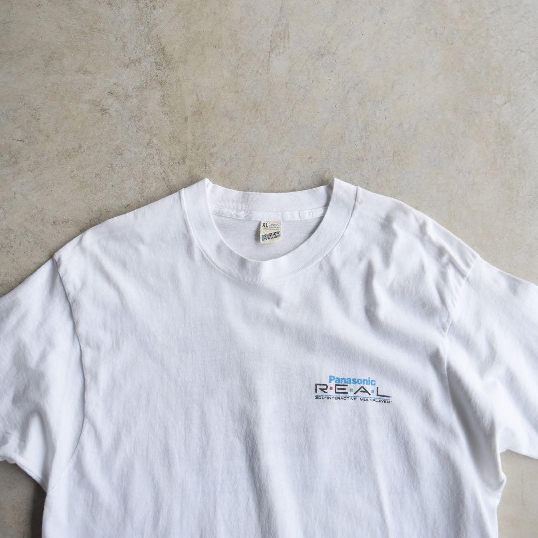 80s90s Panasonic REALパナソニック プリントTシャツ USA