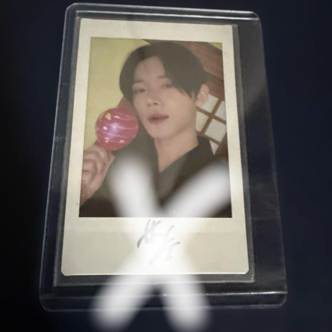 指紋付⁈直筆サイン　ヨンジュン　チェキ　浴衣